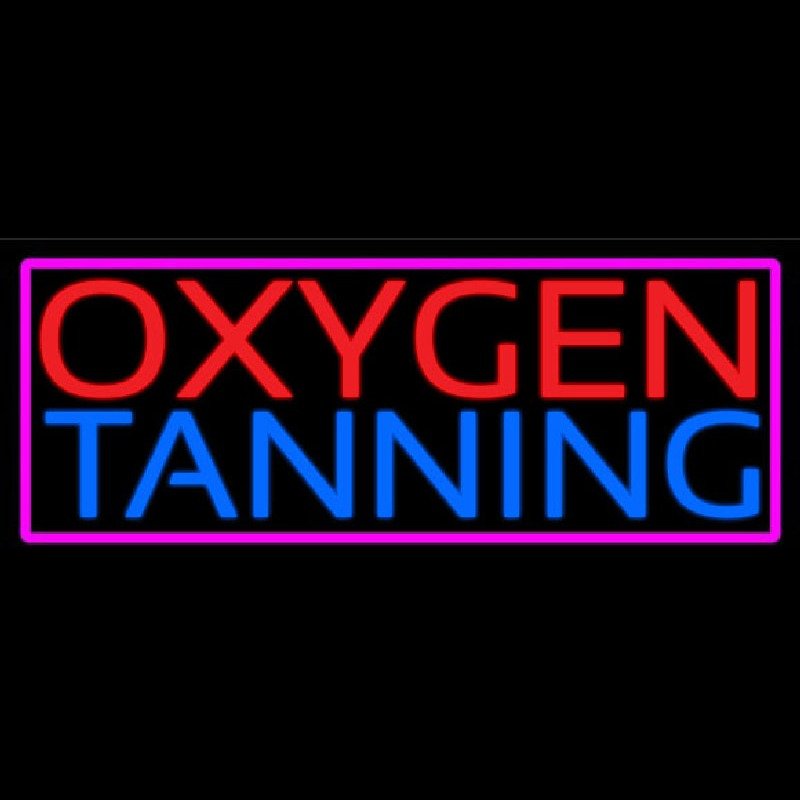 O ygen Tanning Neon Skilt