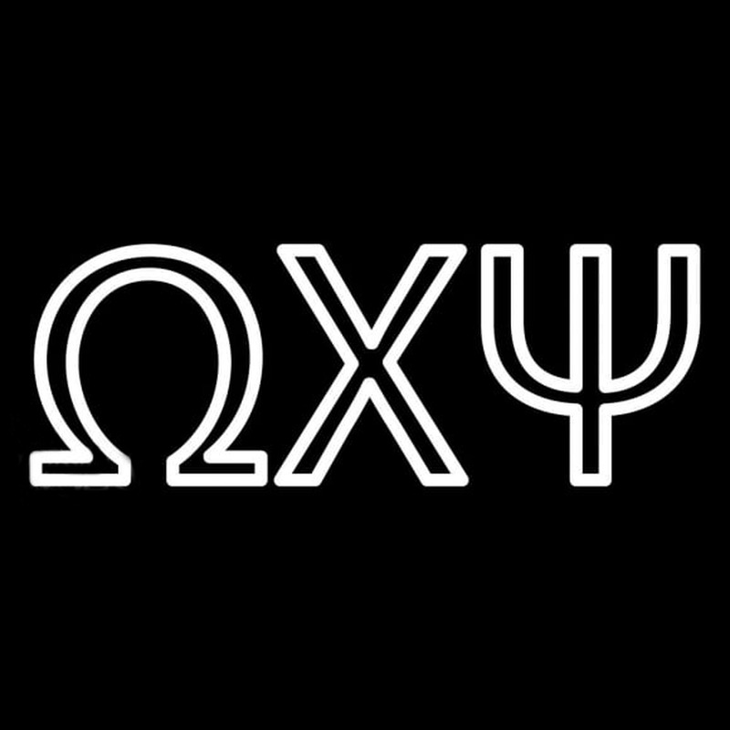 Omega Chi Psi Neon Skilt