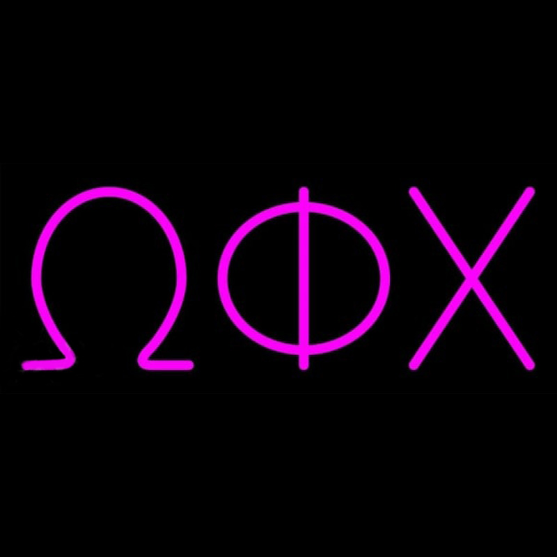 Omega Phi Chi Neon Skilt
