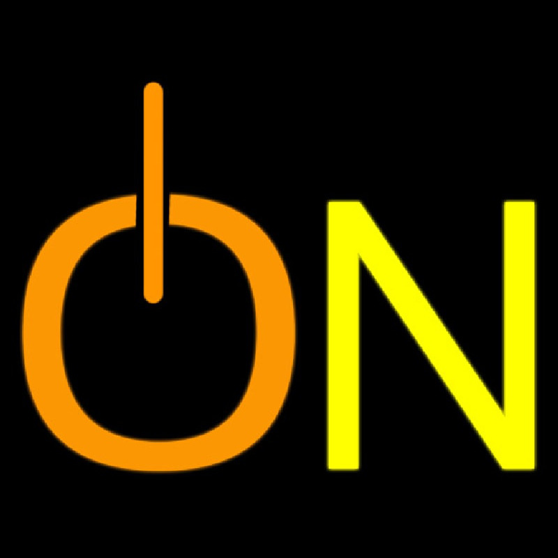 On Neon Skilt