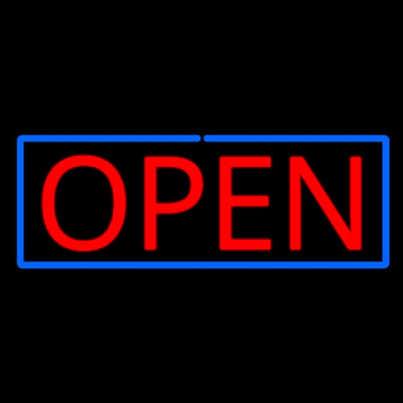 Open Neon Skilt