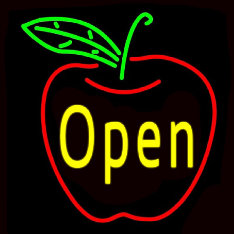 Open Neon Skilt