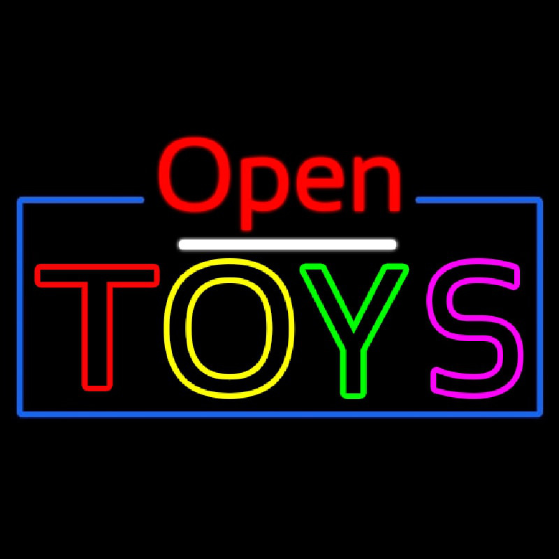 Open Toys Neon Skilt