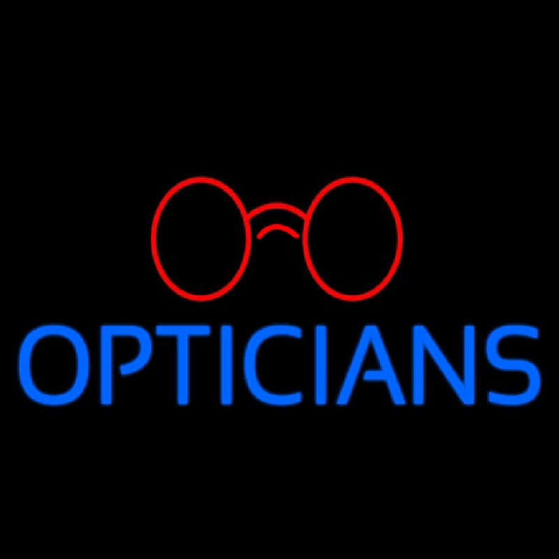Opticians Neon Skilt