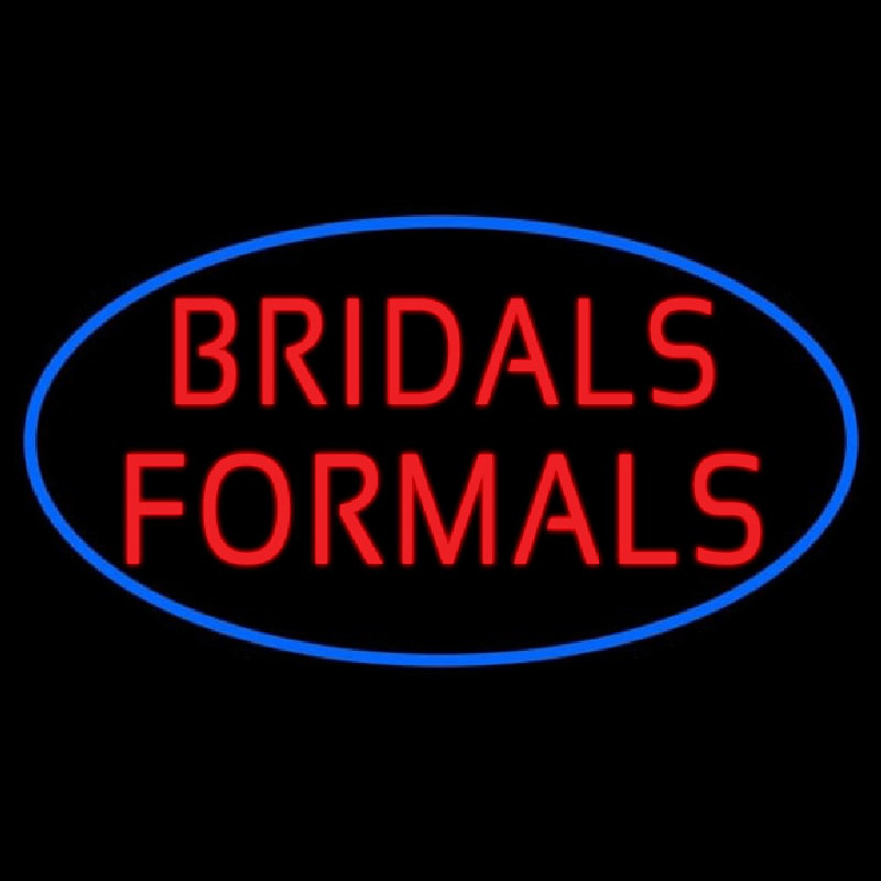 Oval Bridals Formals Neon Skilt