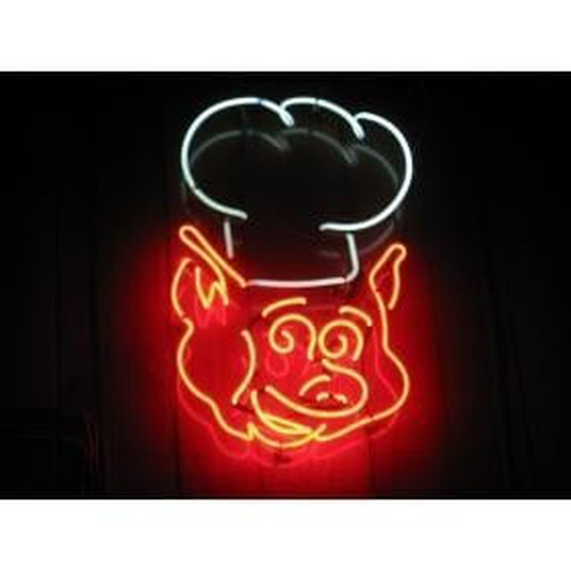 PIG CHEF Neon Skilt