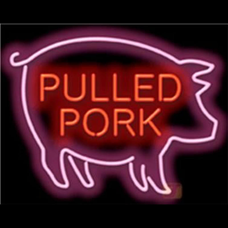 PULLED PORK Neon Skilt