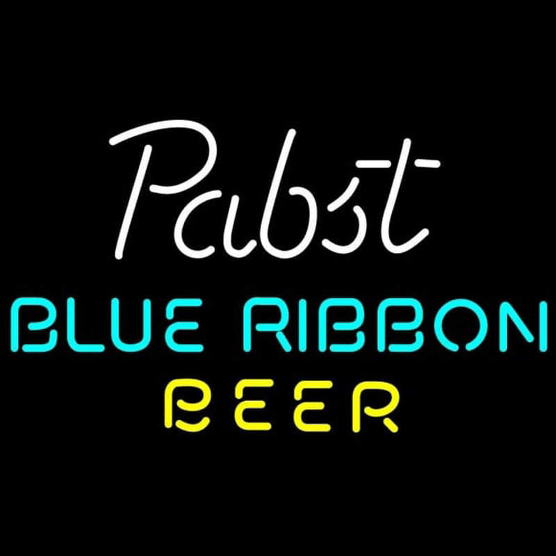 Pabst Blue- Ribbon Beer Te t Beer Sign Neon Skilt