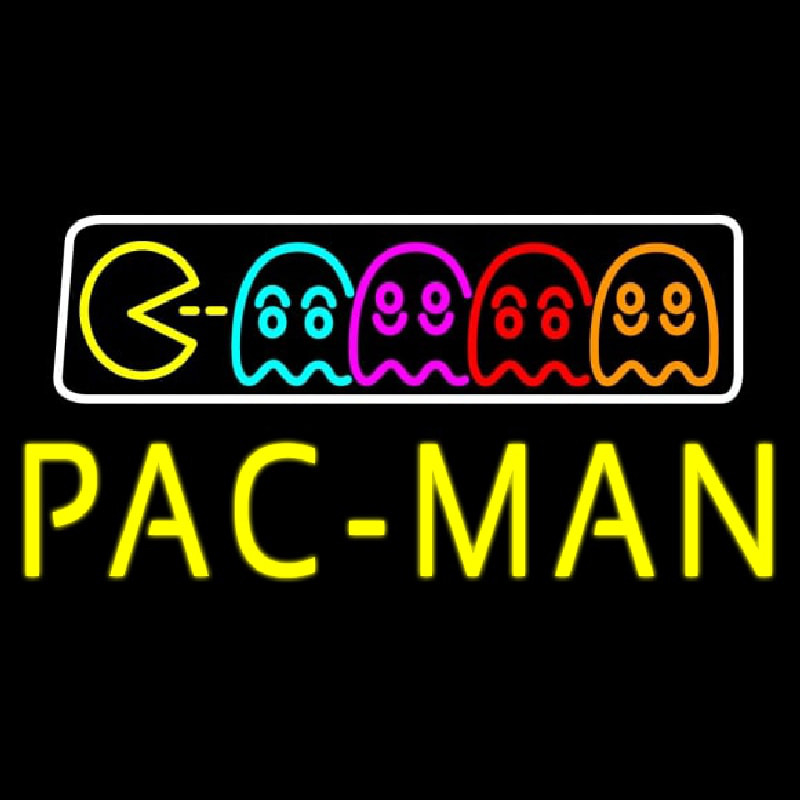 Pac Man Neon Skilt