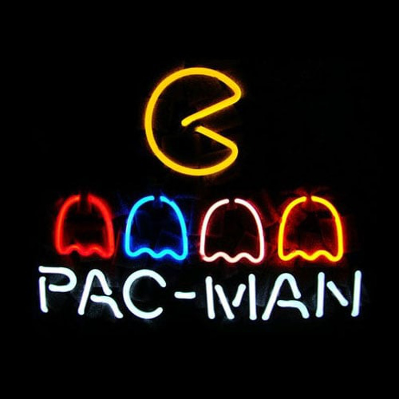 Pac Man Neon Skilt