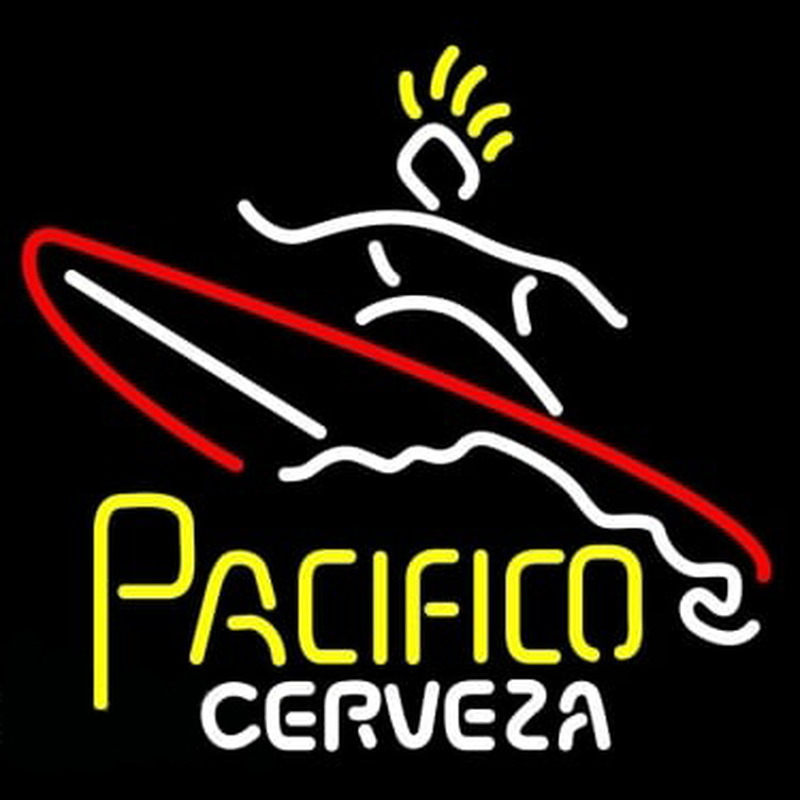 Pacifico Carveza Neon Skilt