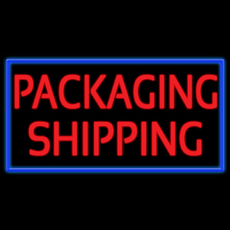 Packaging Shipping Neon Skilt