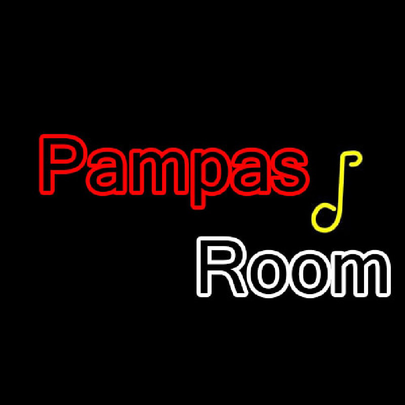 Pampas Room 1 Neon Skilt