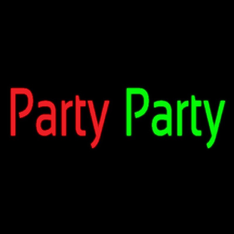 Party Party Neon Skilt