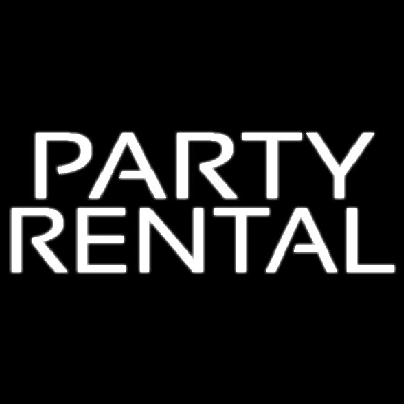 Party Rental 1 Neon Skilt