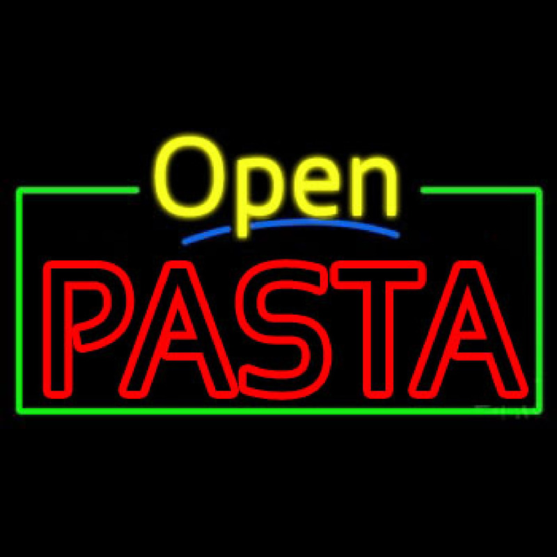 Pasta Open Neon Skilt