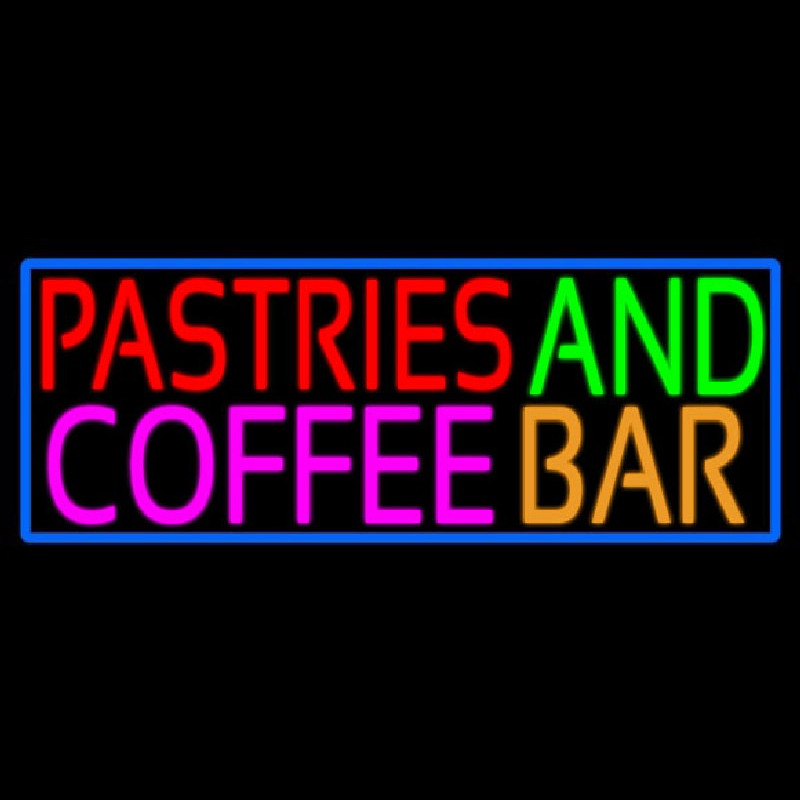 Pastries N Coffee Bar Neon Skilt