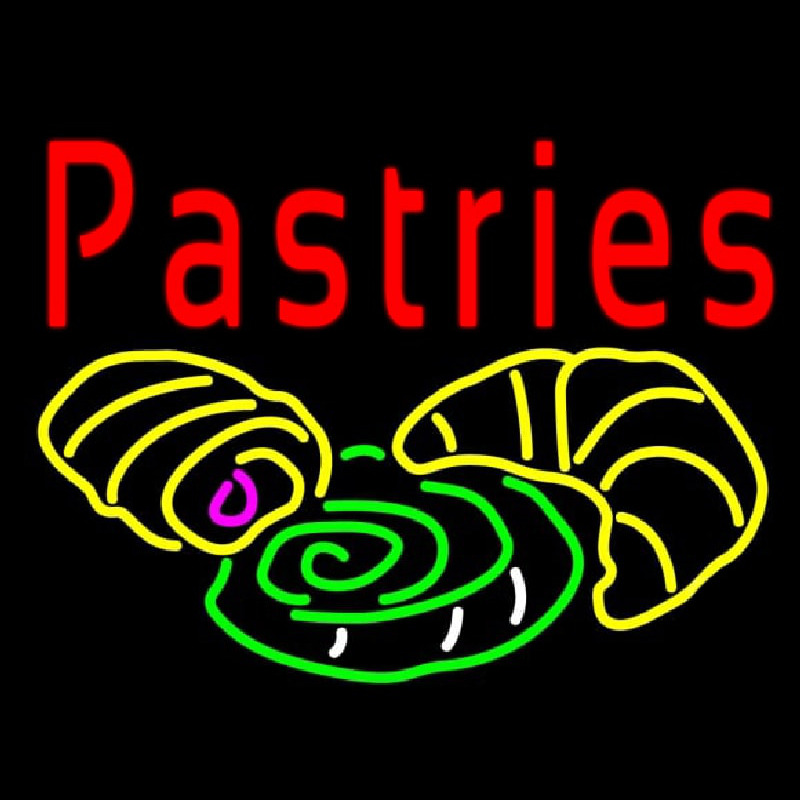 Pastries Neon Skilt