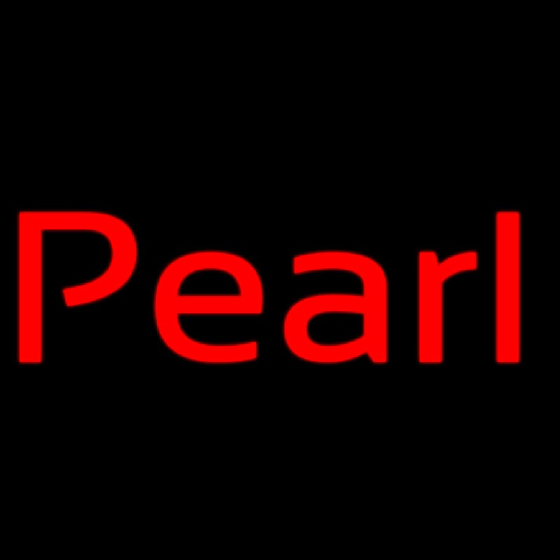 Pearl Cursive Neon Skilt