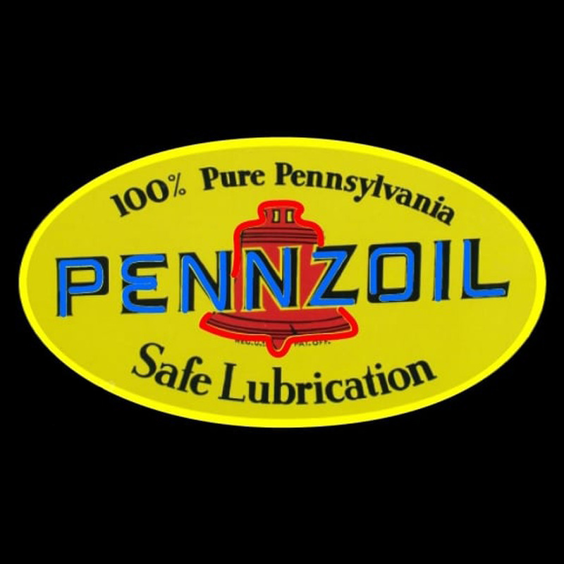 Pennzoil Safe Lubrication Neon Skilt