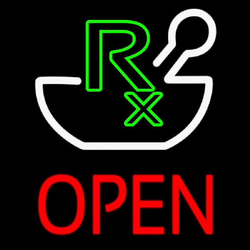 Pharmacy Open Neon Skilt