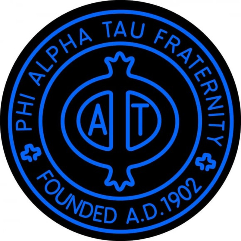 Phi Alpha Tau Logo Neon Skilt