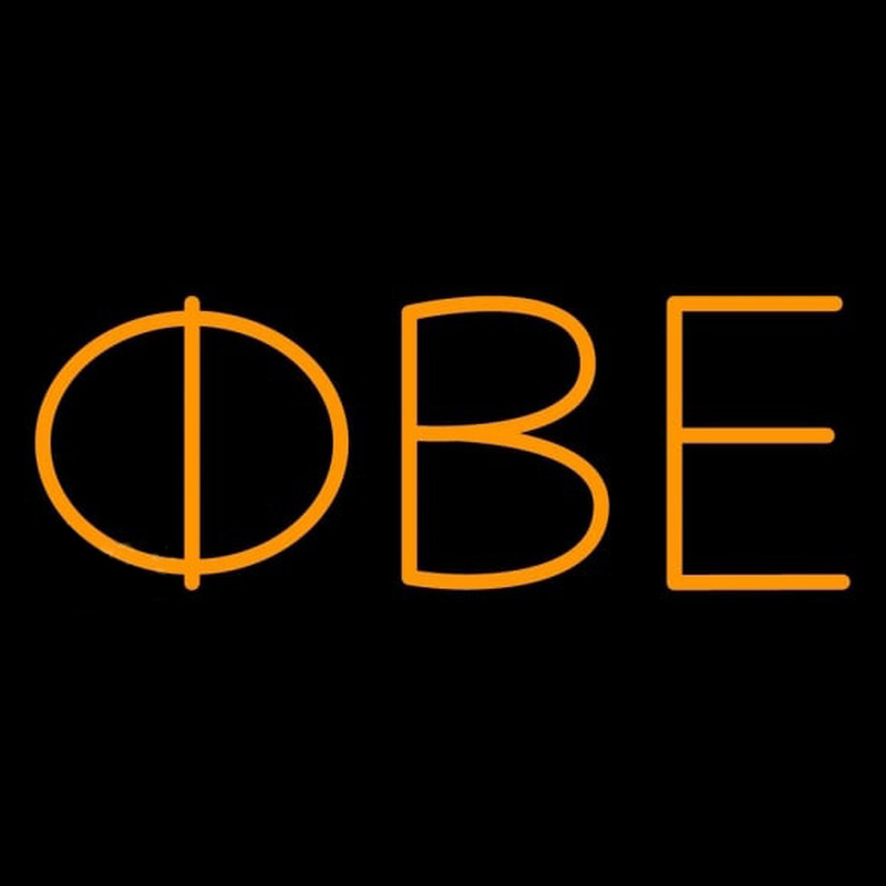 Phi Beta Epsilon Neon Skilt