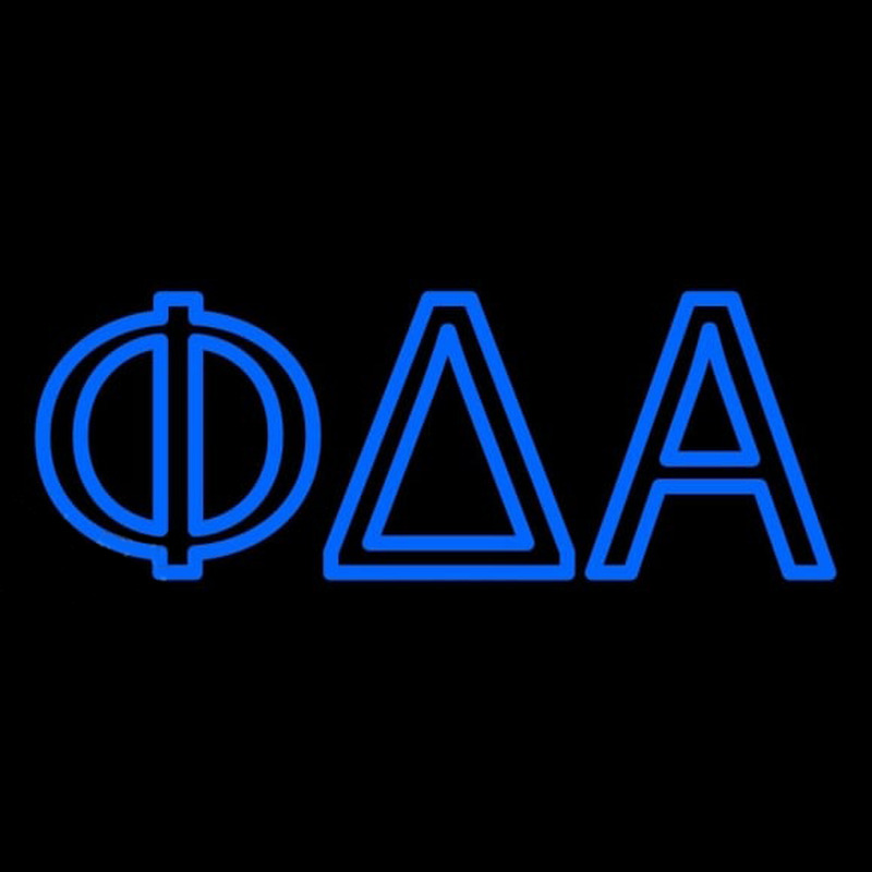 Phi Delta Alpha Neon Skilt