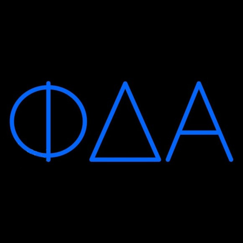 Phi Delta Alpha Neon Skilt