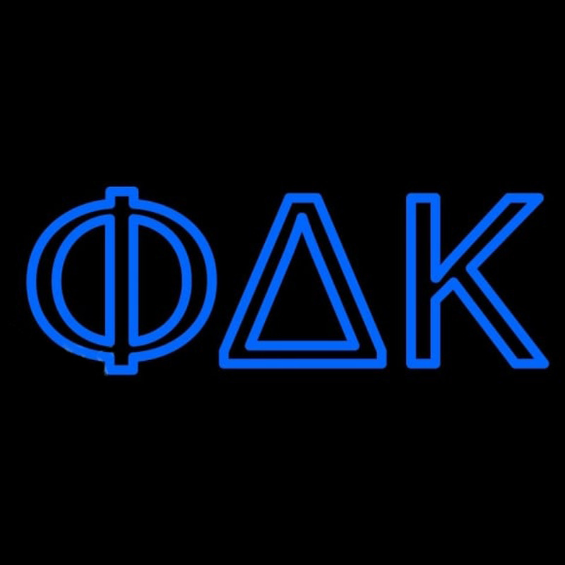 Phi Delta Kappa Neon Skilt