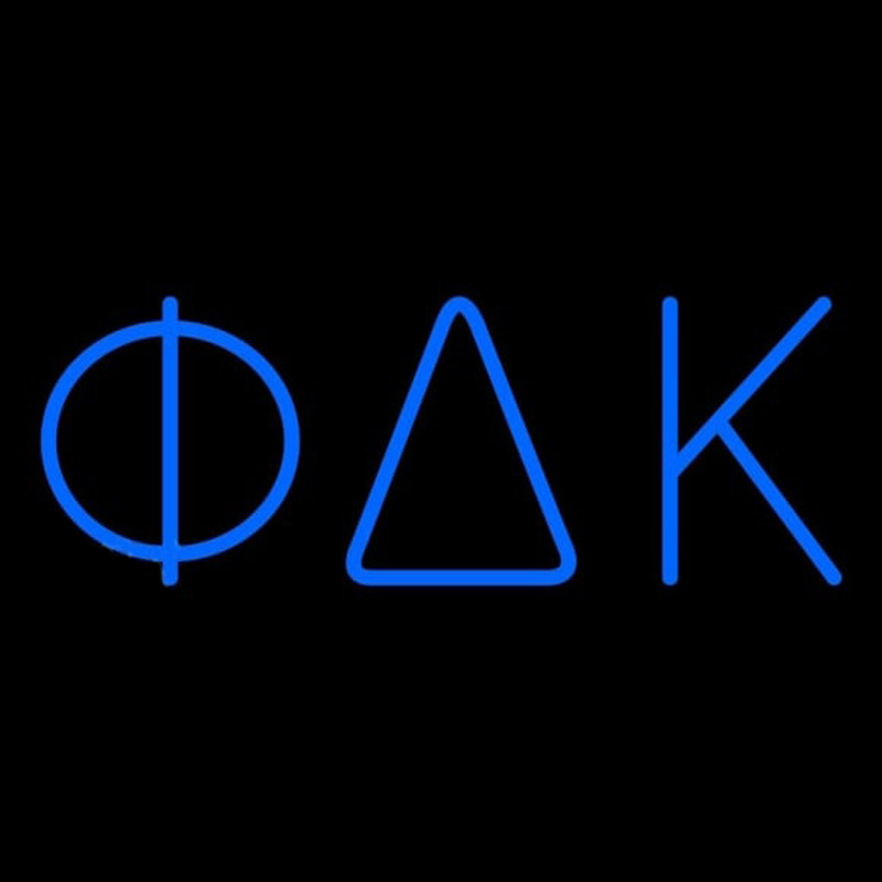 Phi Delta Kappa Neon Skilt