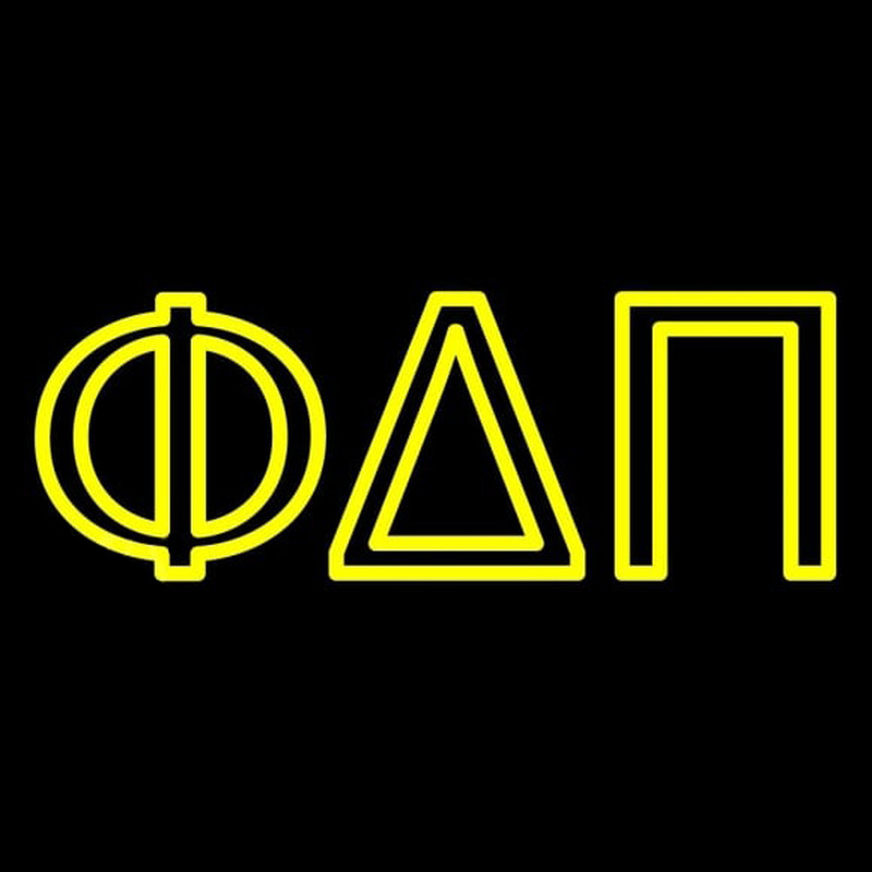 Phi Delta Pi Neon Skilt