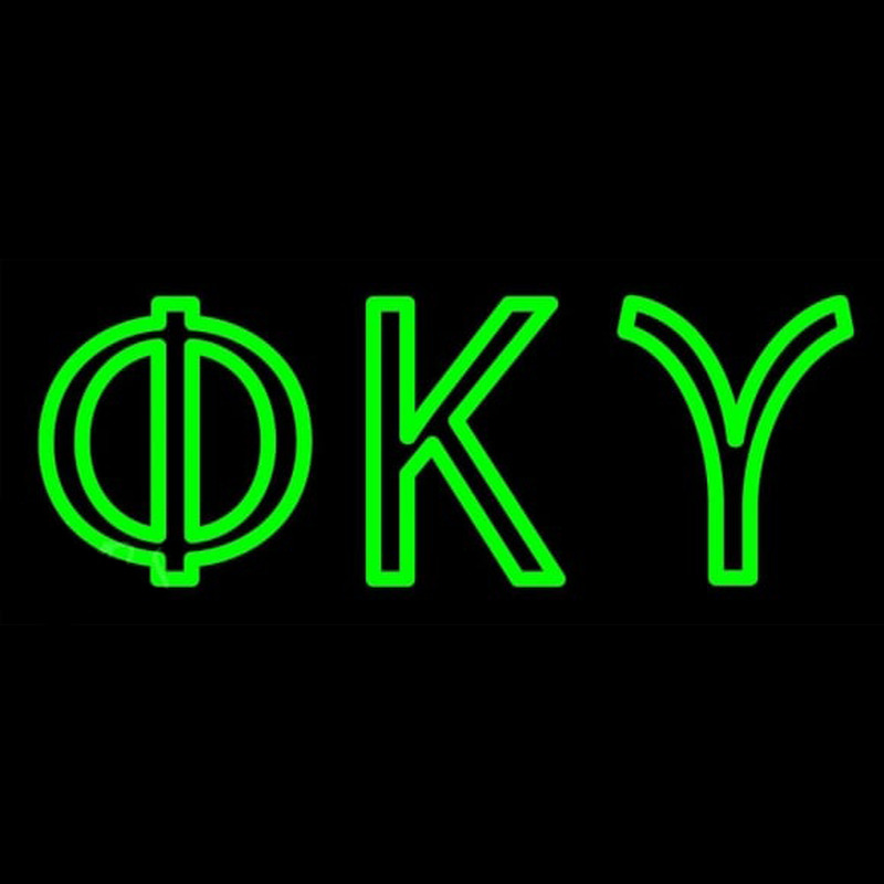 Phi Kappa Upsilon Neon Skilt