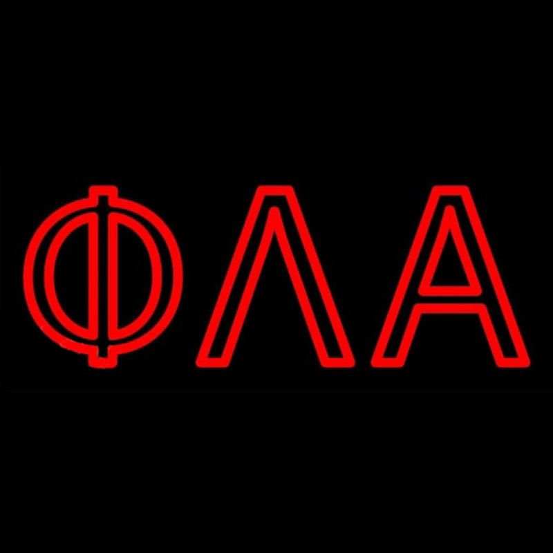 Phi Lambda Alpha Neon Skilt