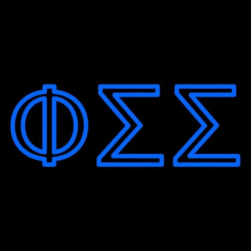 Phi Sigma Sigma Neon Skilt