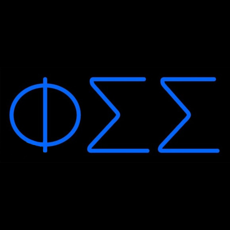 Phi Sigma Sigma Neon Skilt