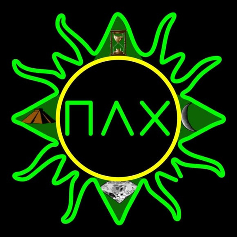 Pi Lambda Chi Latina Greek Logo Neon Skilt