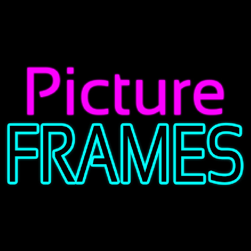 Picture Frames 1 Neon Skilt