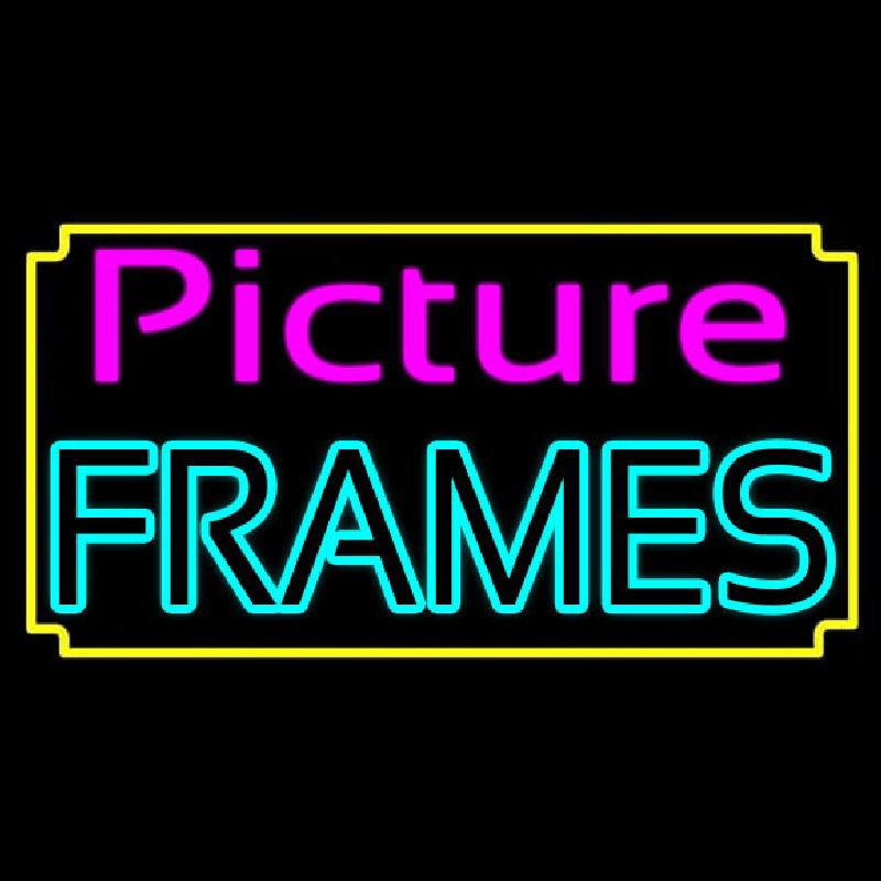 Picture Frames Neon Skilt