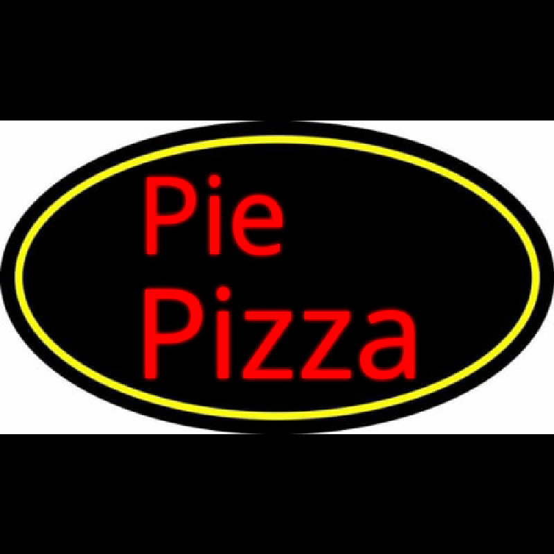 Pie Pizza Neon Skilt