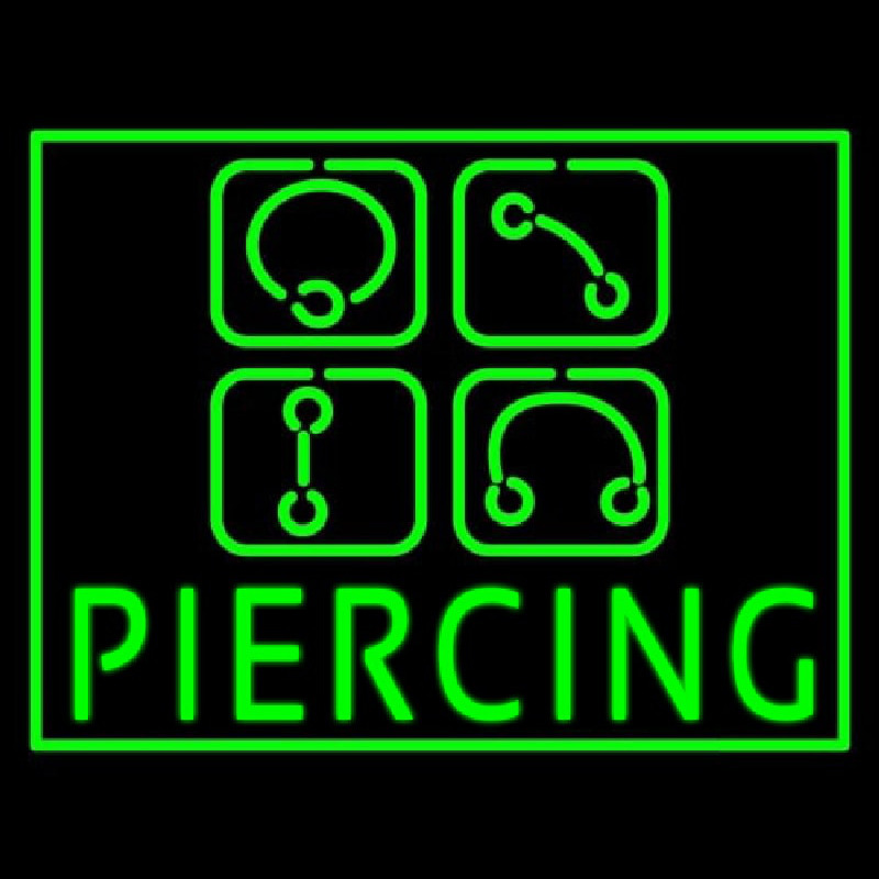 Piercing Neon Skilt