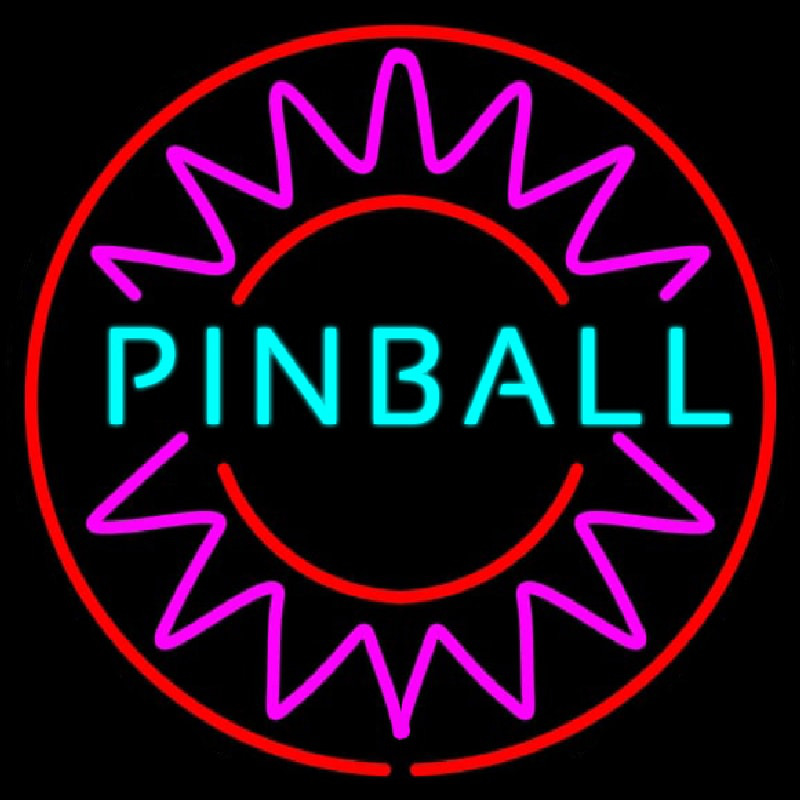 Pinball 1 Neon Skilt