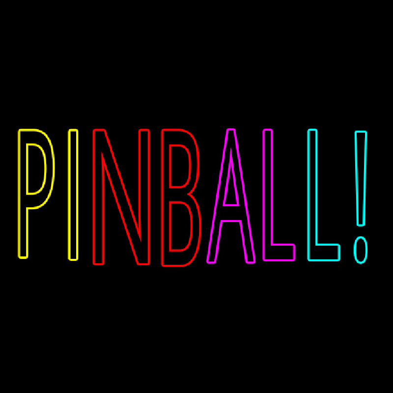 Pinball 2 Neon Skilt