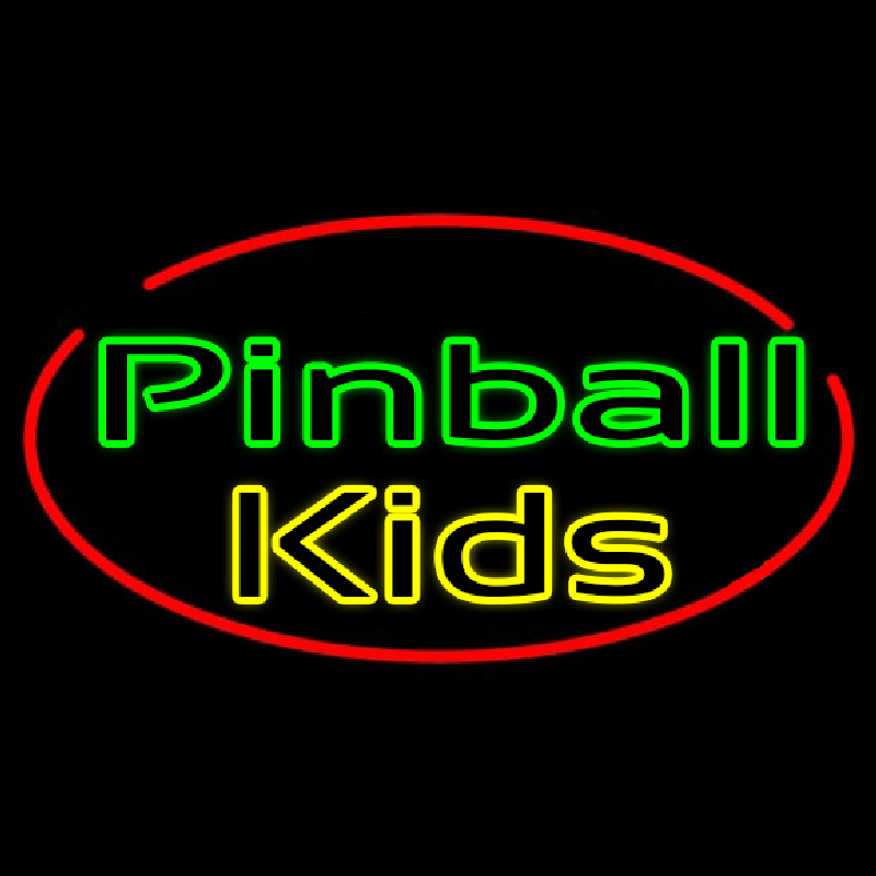 Pinball Kids Neon Skilt