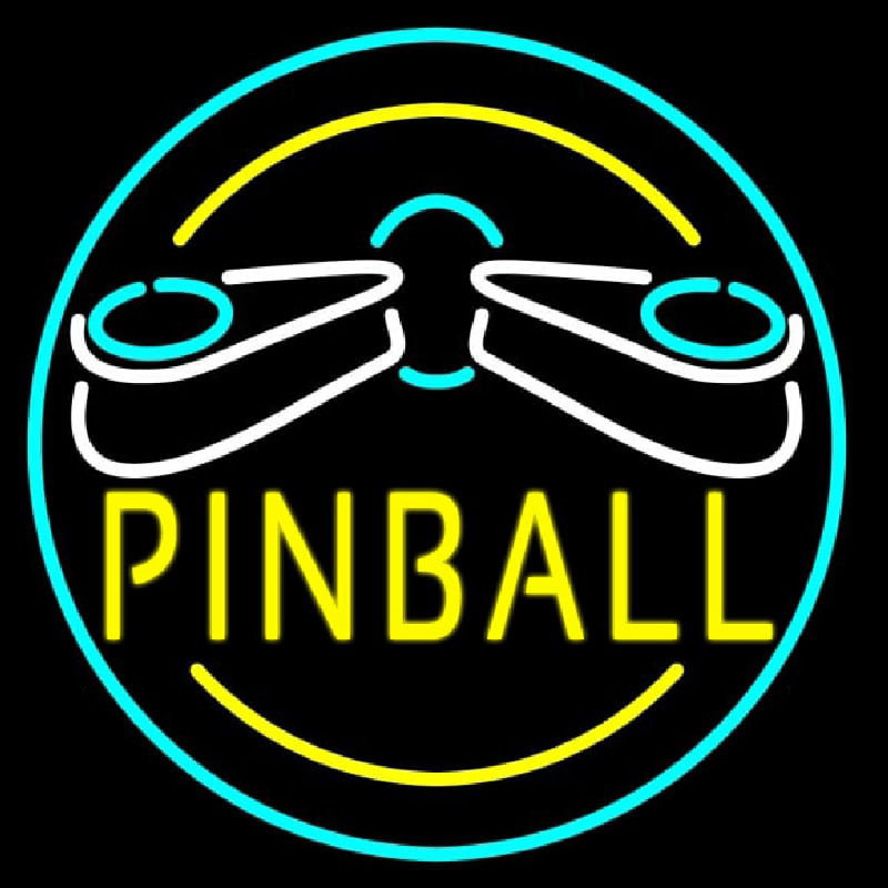 Pinball Logo 2 Neon Skilt