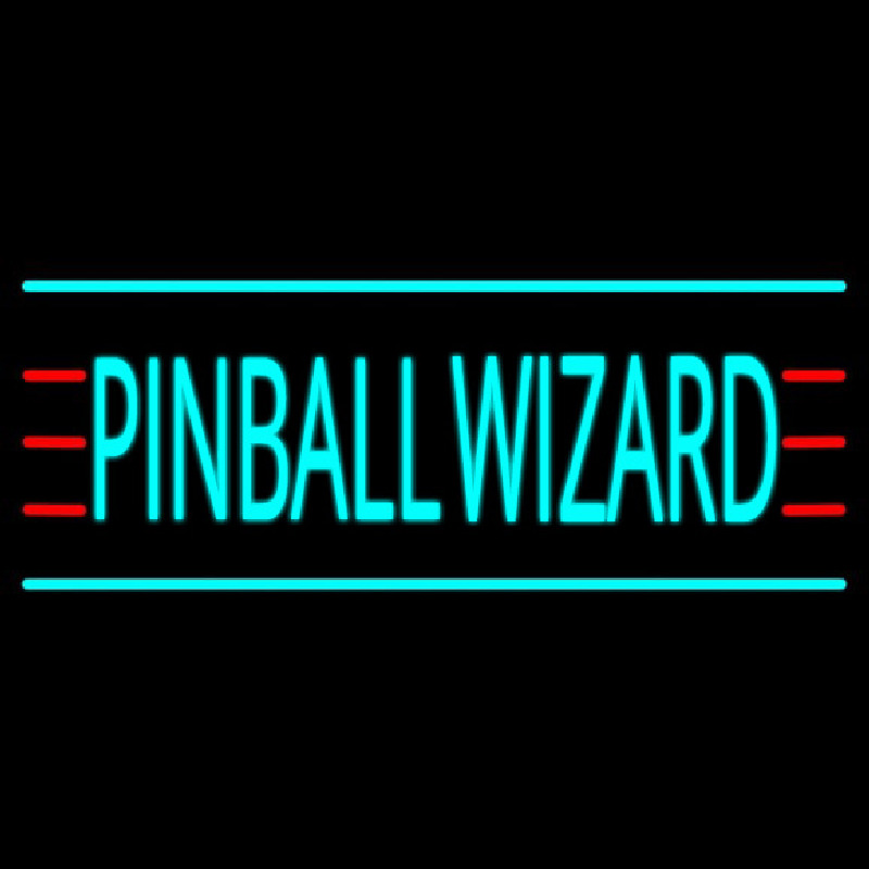 Pinball Wizard Neon Skilt