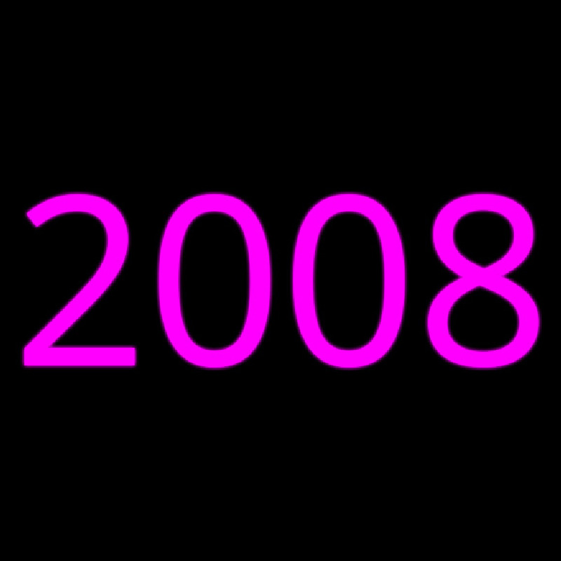 Pink 2008 Neon Skilt