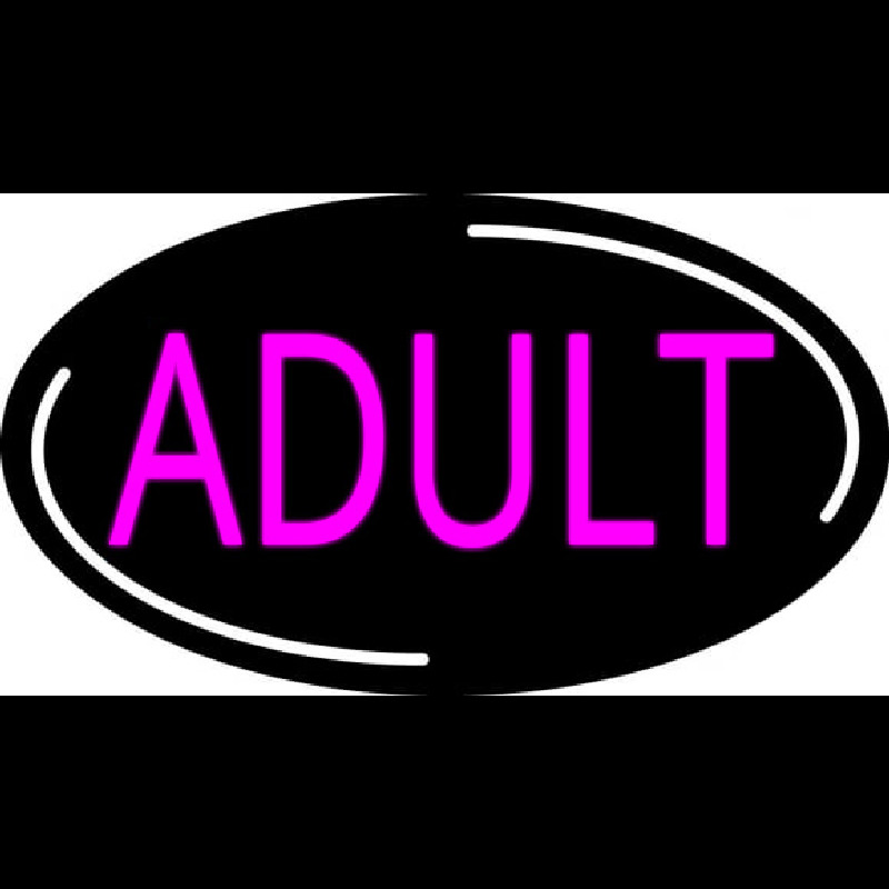 Pink Adult Neon Skilt