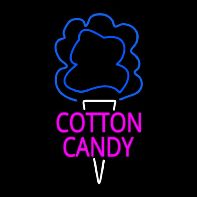 Pink Cotton Candy Neon Skilt