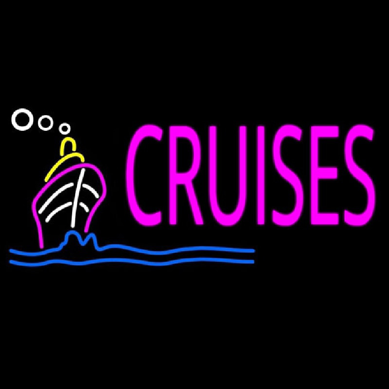 Pink Cruises Neon Skilt
